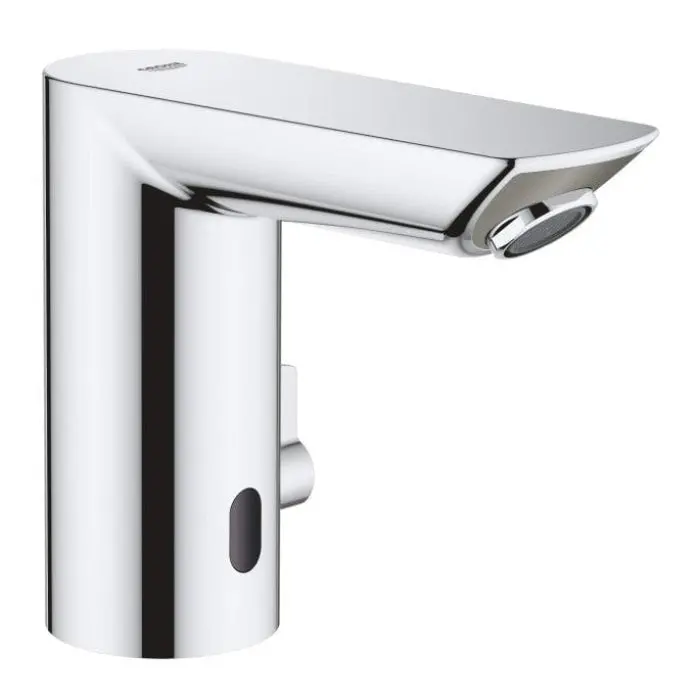 Grohe Bau Cosmopolitan E Infrared Touchless Washbasin Faucet (Model 36453000) With Drain Plug 1