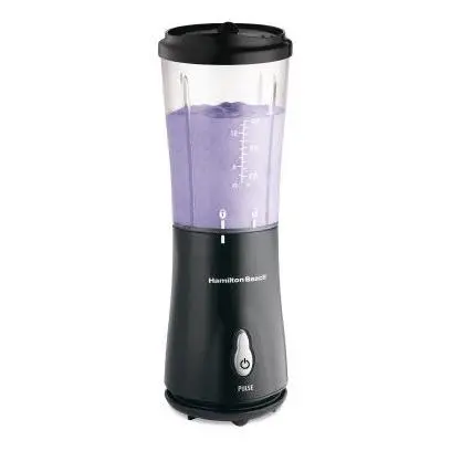 Hamilton Beach Black Personal Smoothie Blender – Includes Travel Lid And Bpa-Free Jar 1