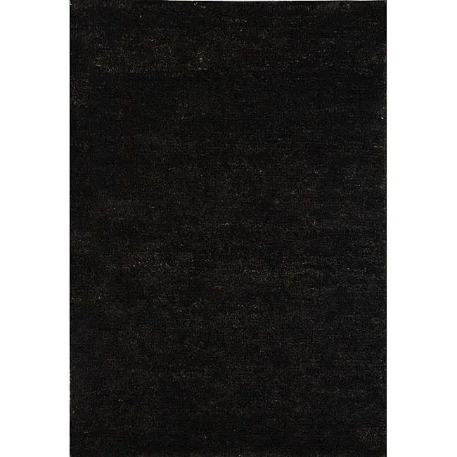Hand-Knotted Solo Liquorice Hemp Rug – 5' X 8' (Natural Dyes) 1