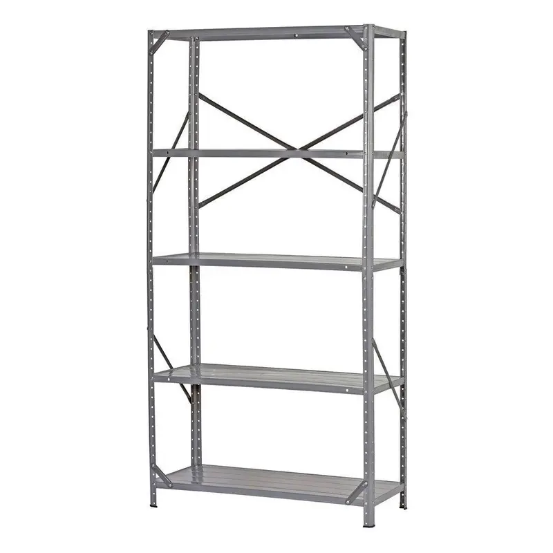 Heavy-Duty Steel Freestanding 5-Tier Shelving Unit With Non-Slip Rubber Feet 1