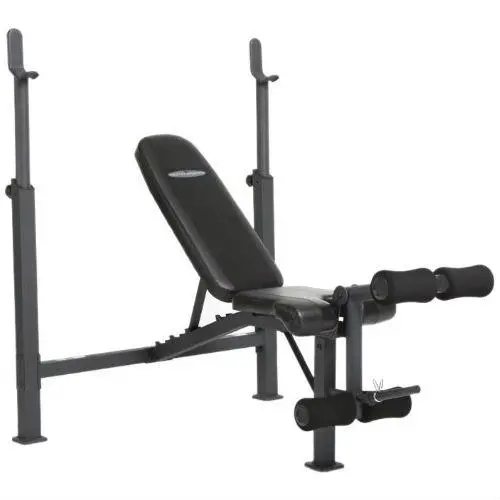 Heavy-Duty Steel Weight Bench With Multi-Angle Adjustments For Chest Press & More 1