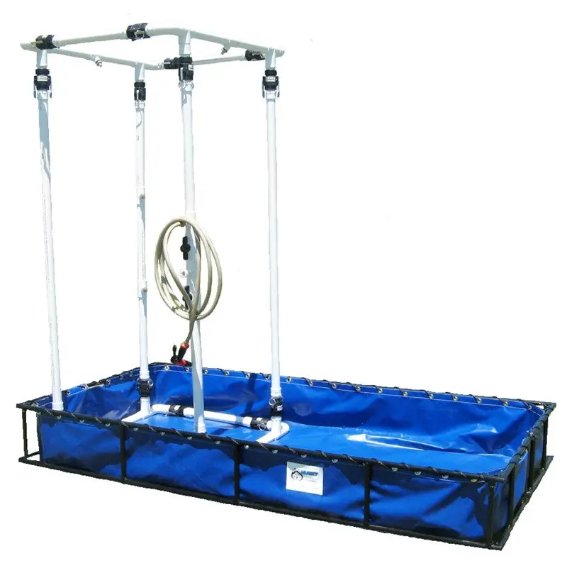 Husky Decontamination Pool With Integrated Shower System 1