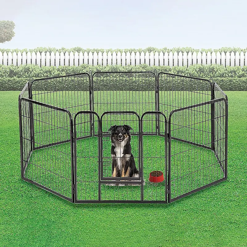 I.Pet Heavy-Duty 8-Panel Dog Exercise Pen – Expandable Outdoor Or Indoor Play Fence 1