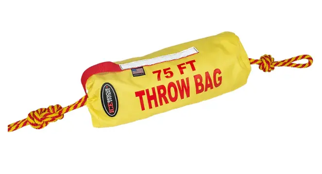 I.R.S. Throw Bag – 75-Foot Floating Rescue Line With Mesh Pouch 1