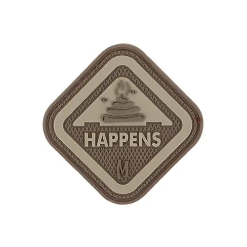 'It Happens' Embroidered Morale Patch 1