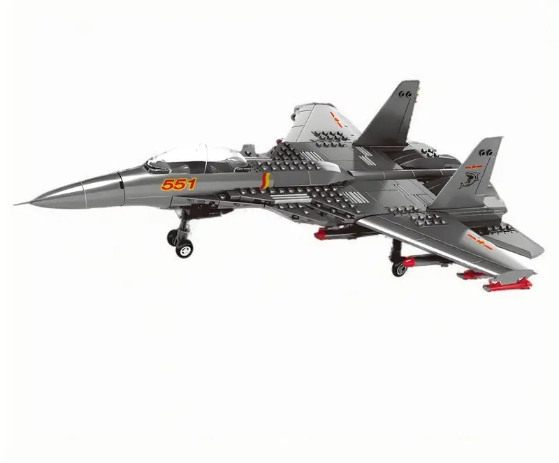 J-15 Carrier-Based Fighter Kit – 272-Piece Naval Aviation Building Set For Enthusiasts Ages 6+ 1