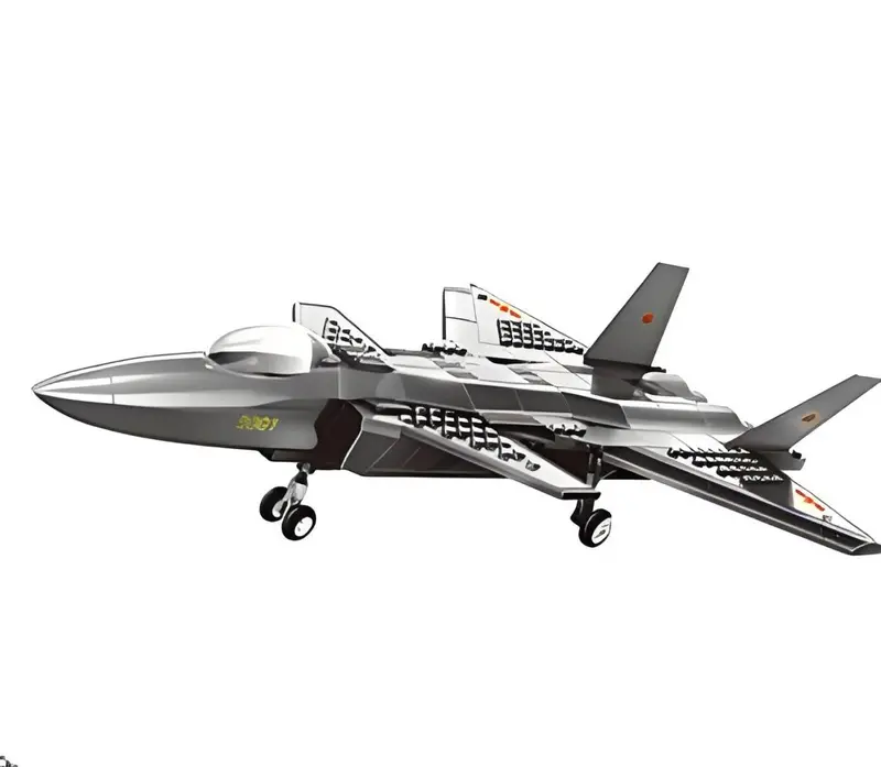 J-20 Stealth Fighter Building Blocks – 229-Piece Advanced Jet Model Kit For Kids & Collectors 1