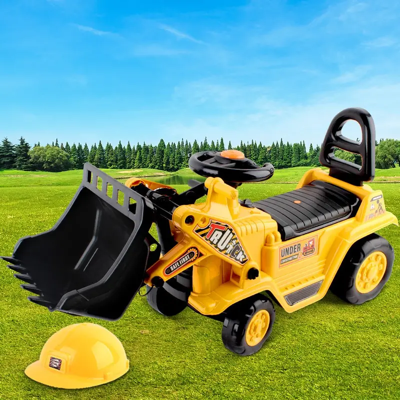 Keezi Bulldozer Ride-On Vehicle – Pretend Construction Toy For Sand & Garden Play 1