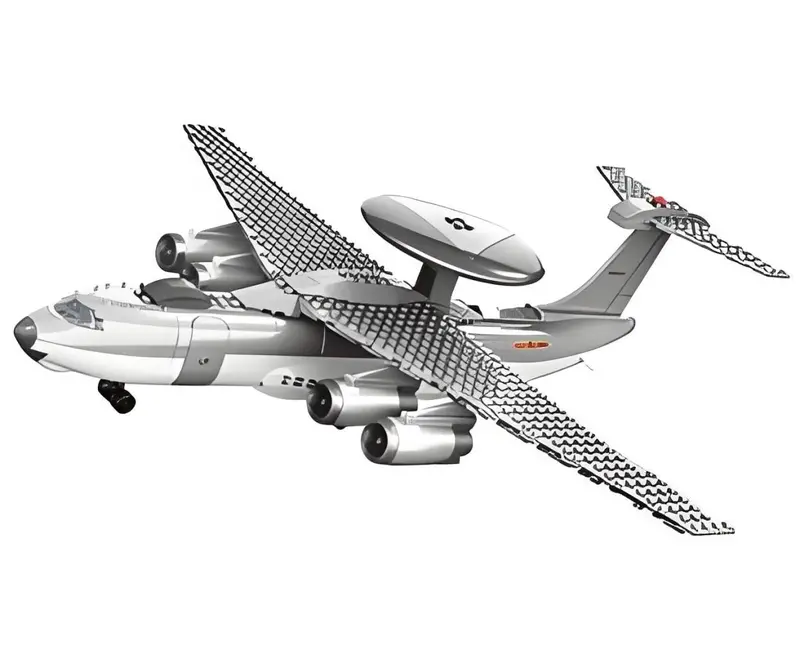 Kj-2000 Early Warning Aircraft Set – 199-Piece Military Aviation Building Kit For Budding Engineers 1