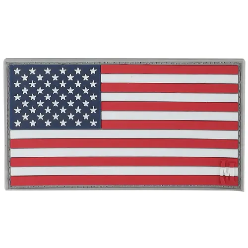 Large Usa Flag Embroidered Morale Patch 1