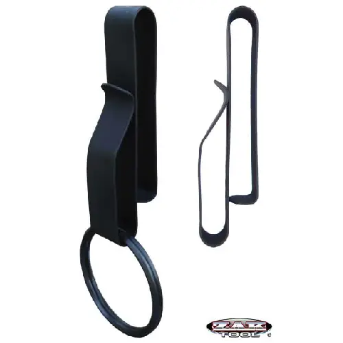 Low-Profilе Key Ring Clip – Matte Black Tactical Clip 1