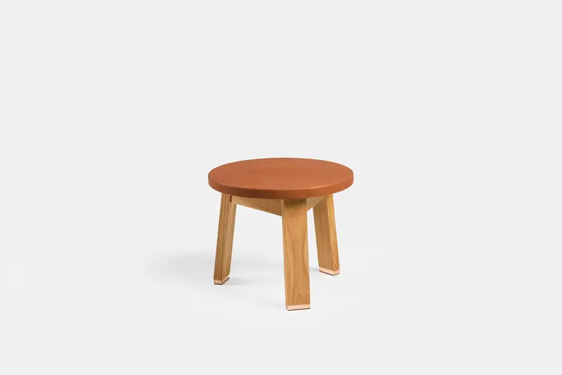 Low Upholstered Footstool 1