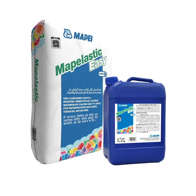 Mapei Mapelastic Easy Two-Part Waterproofing Membrane – Crack-Bridging Solution 1
