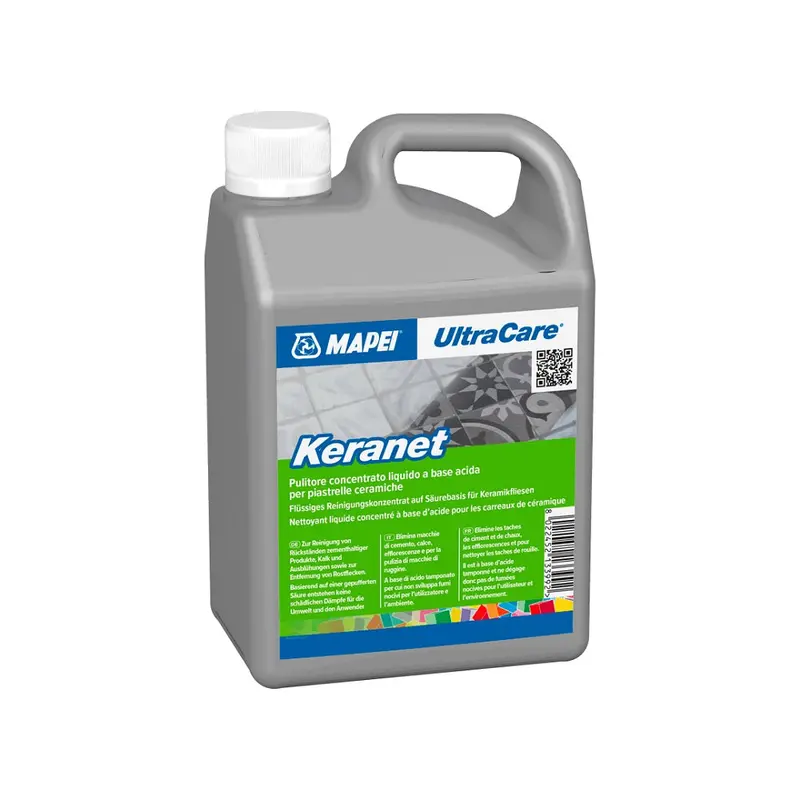 Mapei Ultracare Keranet – Acid-Based Deep Cleaner For Cementitious Grout 1