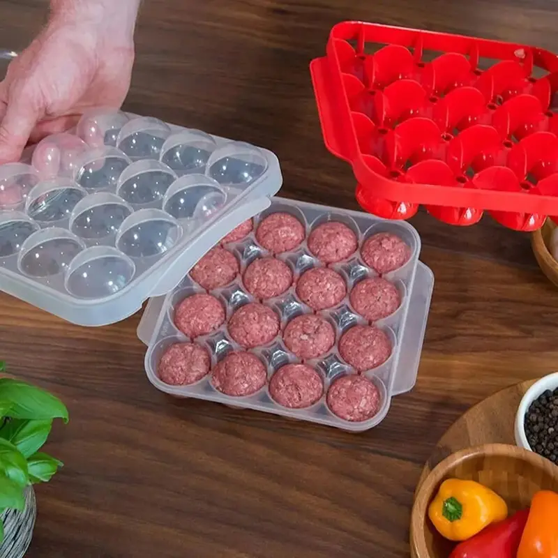 Meatball Maker Press – One-Step Tool For Uniform 16-Ball Portions Every Time 1