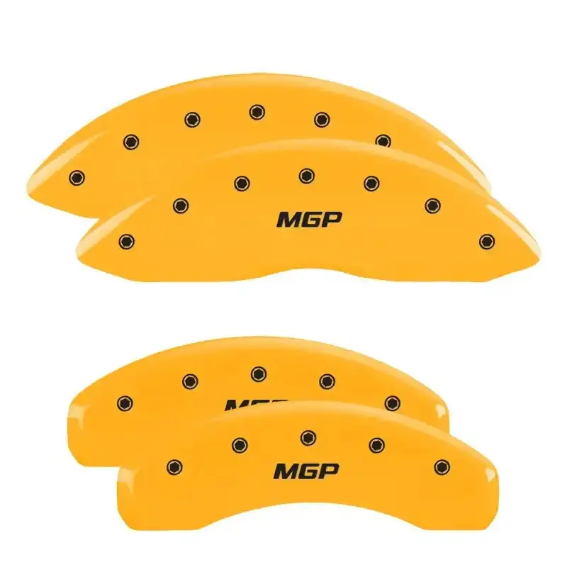 Mgp Engraved Caliper Covers – Vintage-Style Red & Silver Finish For Front And Rear Axles 1