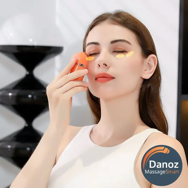 Nano Mist Eye Massager & Humidifier – Portable Usb-C Device With Hot Compress & Hydration (Orange) 1