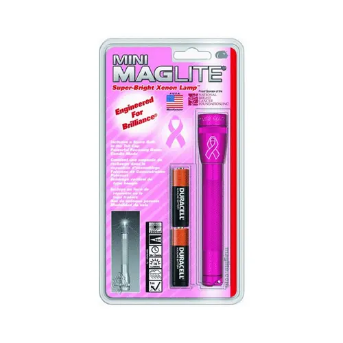 Nbcf Pink Mini Flashlight – Aa Battery Powered 1