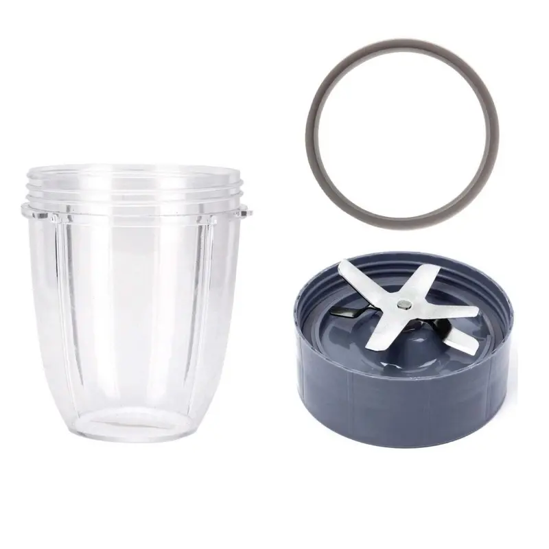 Nutribullet Short Cup, Extractor Blade, And Grey Seal Set – For 600W And 900W Models 1