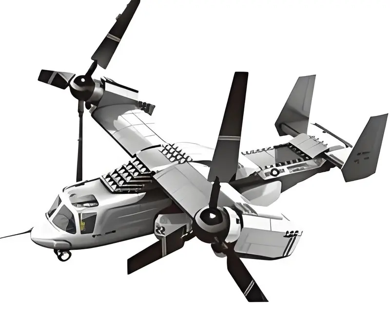 Osprey Tiltrotor Aircraft Building Set – 460-Piece Military-Themed Stem Kit For Kids Ages 6+ & Aviation Enthusiasts 1