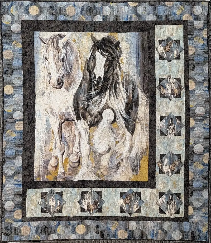 Pedigree Main Attraction Quilt Panel – 55 X 66 Inches 1