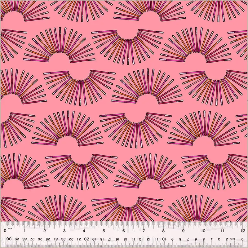 Pen Pals Fabric – Mr. Pen Illustration Design By Heather Givans 54238-18 1