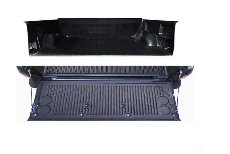 Penda Duraliner 62112Srx Drop-In Bed Liner – Black Hdpe With Tailgate Protection And Integrated Tie-Down Plugs 1