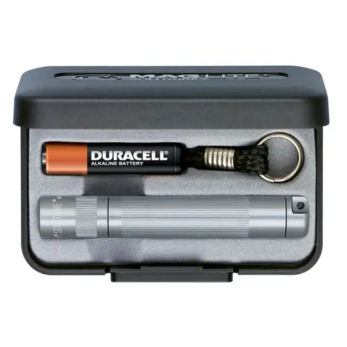 Pewter Aa Solitaire Tactical Flashlight – Compact Led Illuminator 1