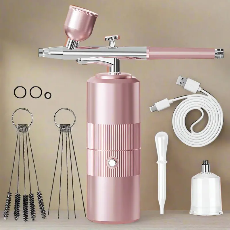 Pink Nano Oxygen Facial Mist Sprayer – Needle-Free High-Pressure Skin Care Mist 1