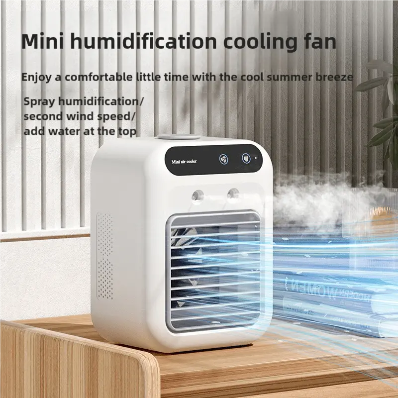 Portable Mini Air Cooler L7 – 500Ml Water Tank With Built-In Humidifier Function 1