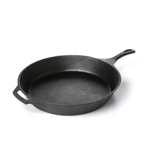 Pre-Seasoned 15-Inch Round Cast Iron Skillet – Heavy-Duty Cooking Pan 1