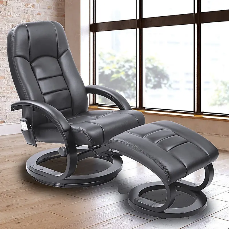 Premium Pu Leather Massage Recliner Chair With Ottoman And Wireless Remote – Danoz Direct 1