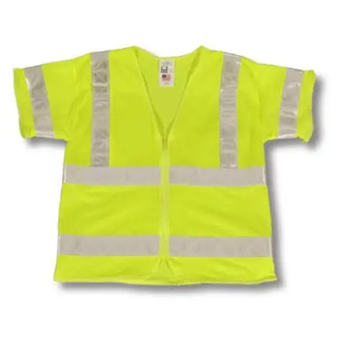 Pro-Line Ansi/Isea 207-2006 Class Iii Tear-Away Mesh Safety Vest – Lime Green 1