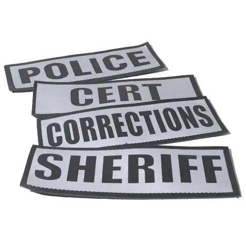 Reflective Nameplate Badge Insert – High-Visibility Id 1