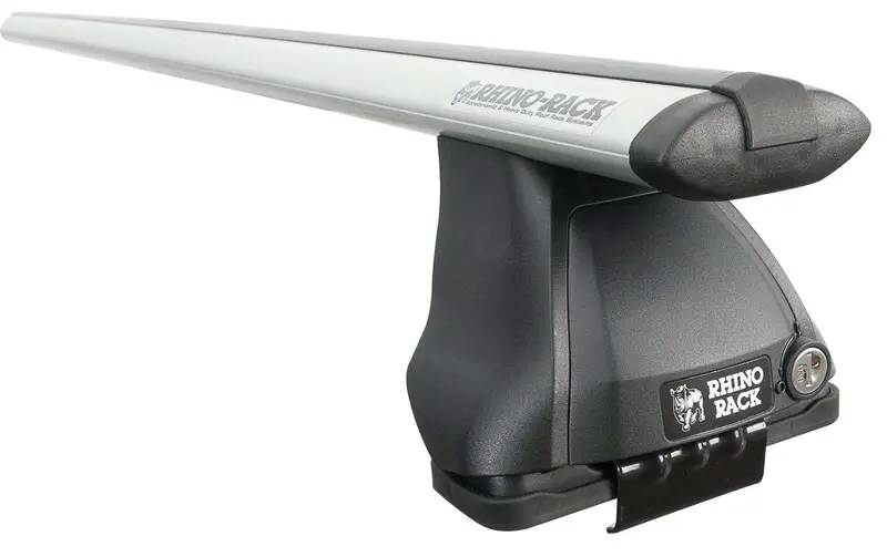Rhino-Rack Vortex 2500 Ja2642 Silver Roof Rack System – Dual Aero Bars With Low-Profile Mounting 1