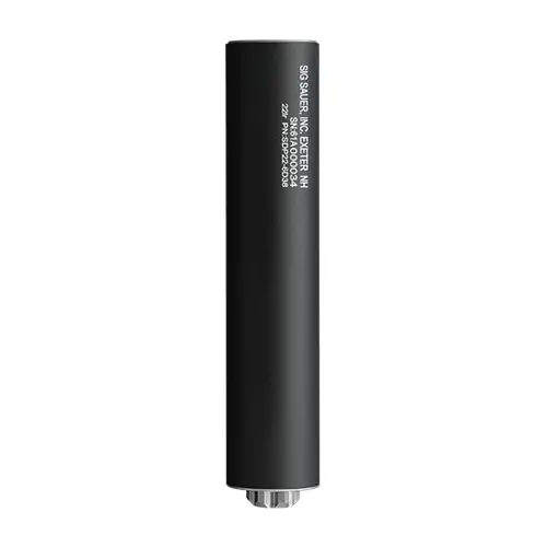 Rimfire Sound Suppressor For .22 Lr, .22 Win Mag, And .17 Hmr Rifles With Dual Thread Adapters (1/2X28 & M9) 1