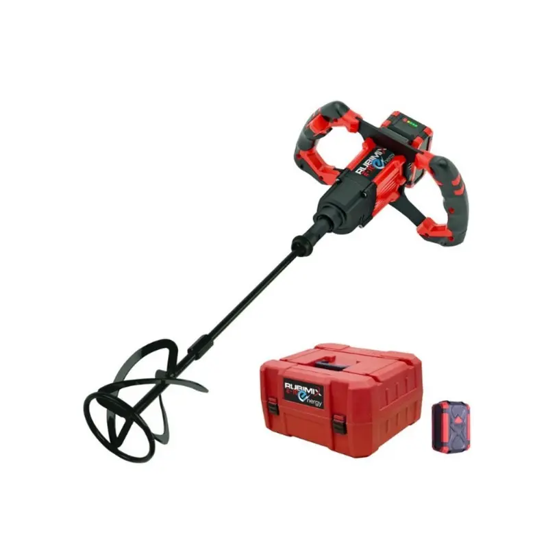 Rubi Rubimic E-10 Energy Cordless Paddle Mixer – 18V, Brushless Motor, 50/60Hz (Model 26965) 1