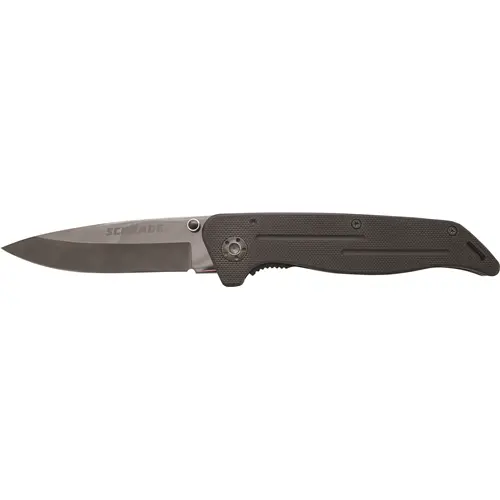 Schrade Large Ceramic-Blade Folding Knife With G-10 Handle 1