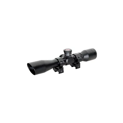 Scp Tac 4X32 Riflescope With Weaver Rings – Black Box Packaging 1