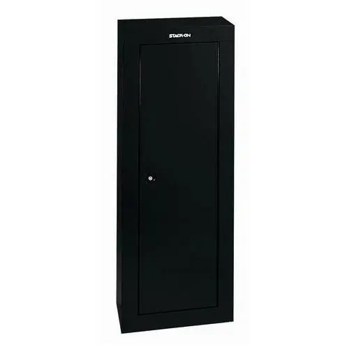 Secure Key-Lock Gun Safe With Interior Shelf – Holds Up To 8 Rifles 1