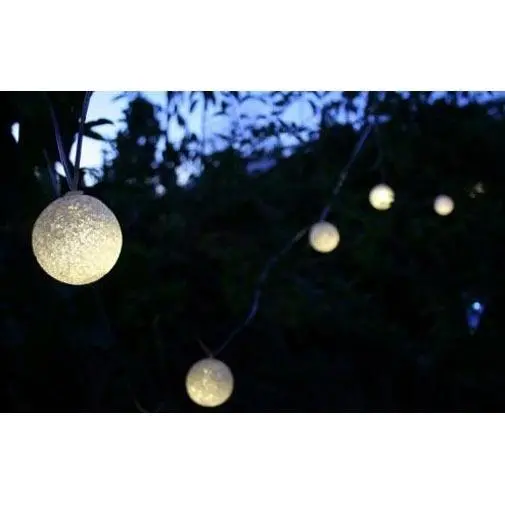 Set Of 12 Solar-Powered String Lights – Glow-In-The-Dark Illumination 1