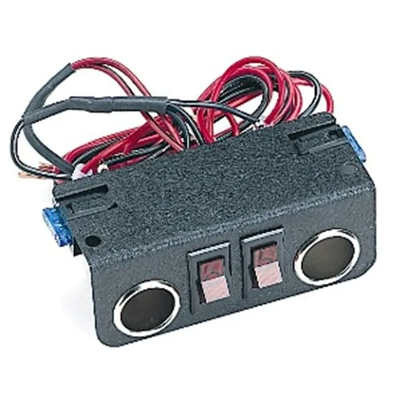 Sho-Me Dual Accessory Power Outlet – Vehicle-Mounted Combo Kit 1