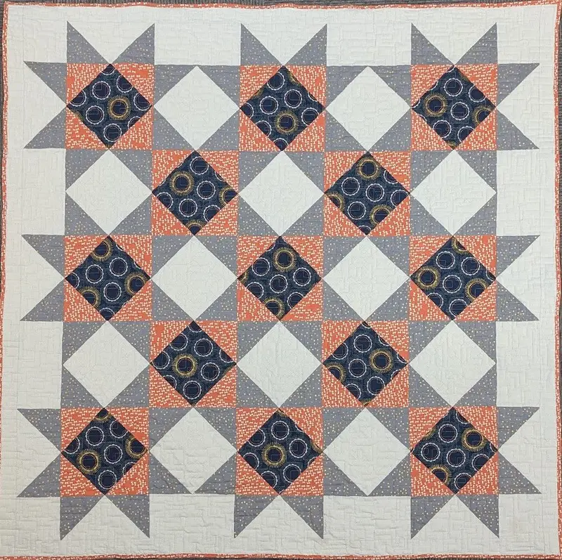 Simply Bold Quilt Kit – 64.5" X 64.5" (Page 70) 1