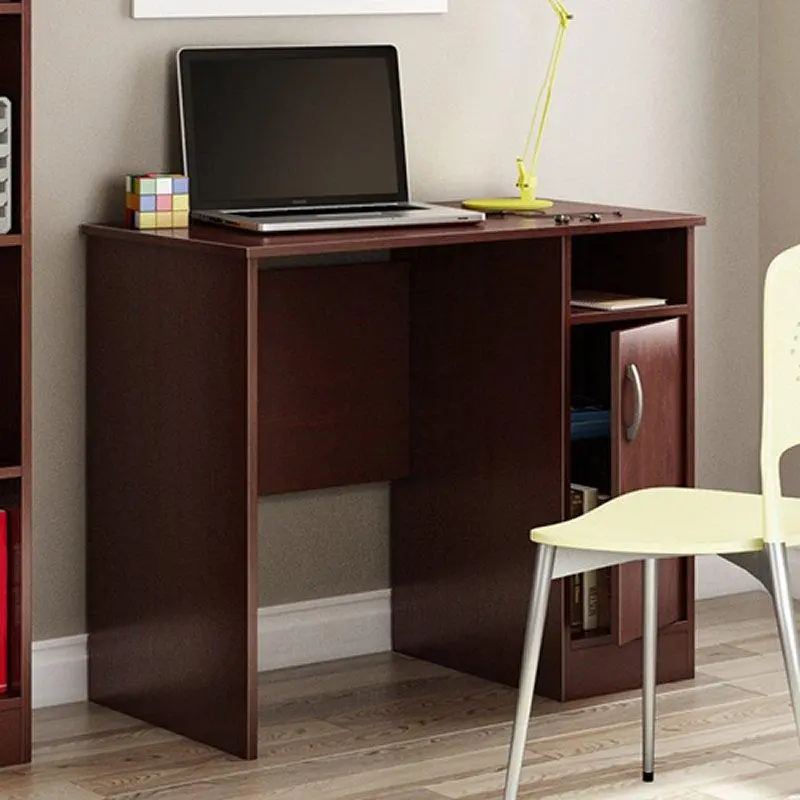Space-Saving Royal Cherry Computer Desk For Small Offices 1