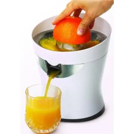 Stainless Steel Electric Citrus Juicer – White Compact Design 1