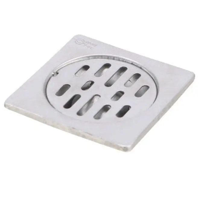 Stainless Steel Floor Drain Cover – 10×10 Cm For 3-Inch Pipes 1