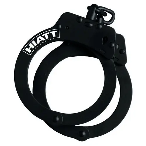 Standard Steel Chain Handcuffs – Black Finish 1