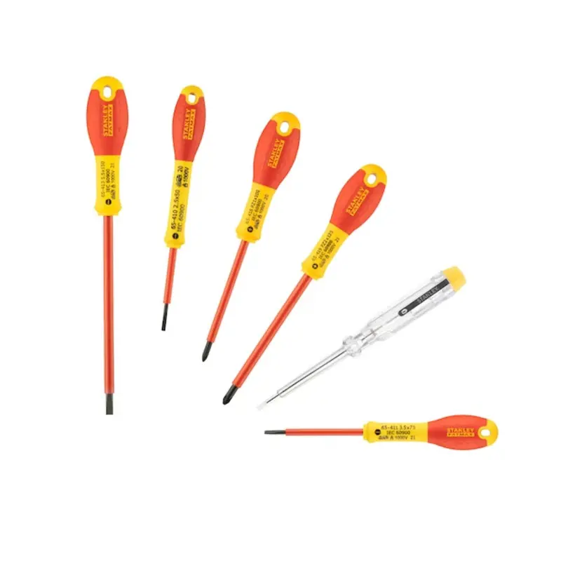 Stanley Fatmax Insulated Screwdriver Set — 6-Piece Slotted & Phillips (Model 0-65-443) 1