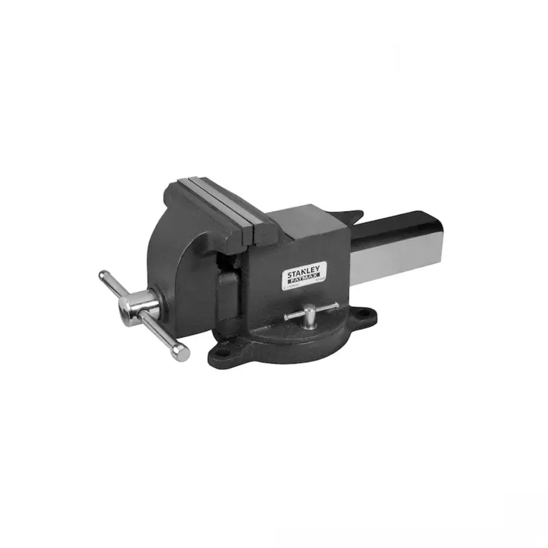 Stanley Heavy-Duty Cast-Iron Bench Vice With Swivel Base 1