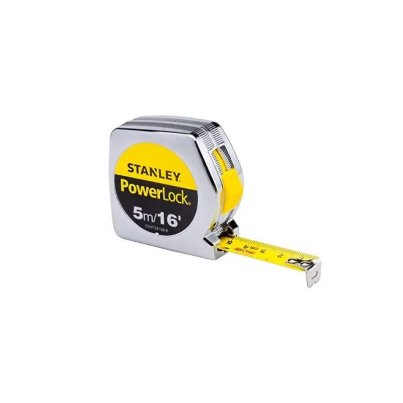 Stanley Powerlock Retractable Tape Measure – Dual-Unit Scale 1